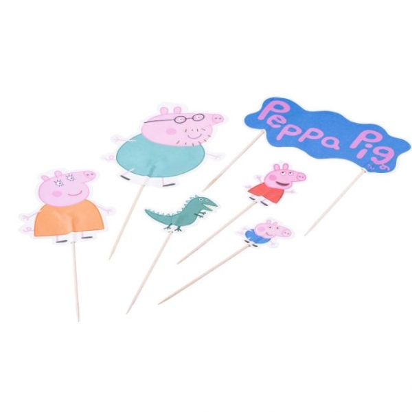 Cake Topper - Peppa Pig & Family